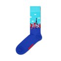 Paire de Chaussettes homme Ville Bleu/Turquoise/Rouge Imprimé - Happy Socks