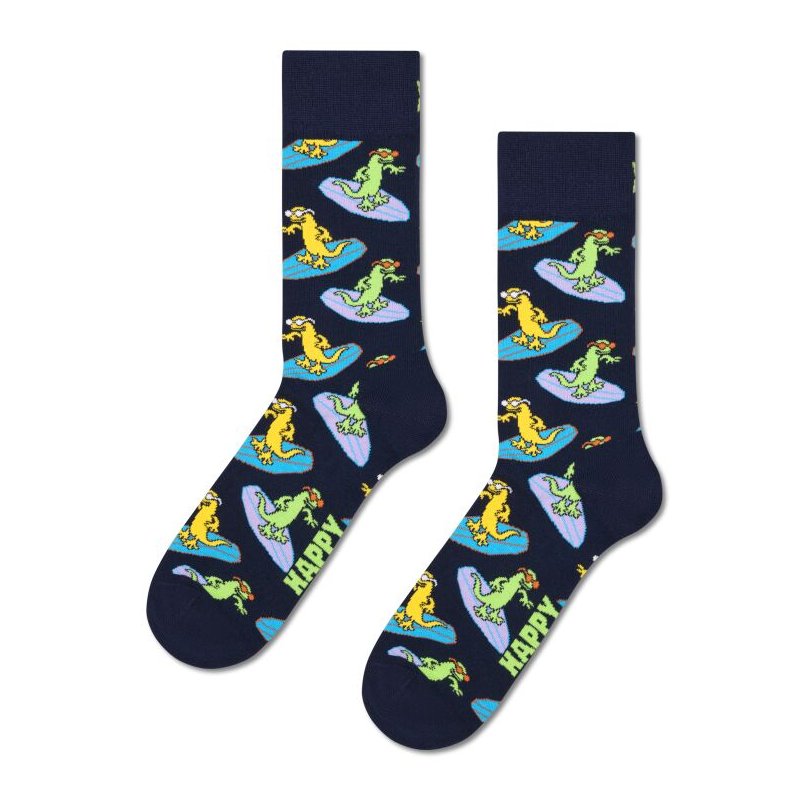 Paire de Chaussettes homme Ville Bleu marine/Vert/Jaune/Violet/Bleu Imprimé - Happy Socks