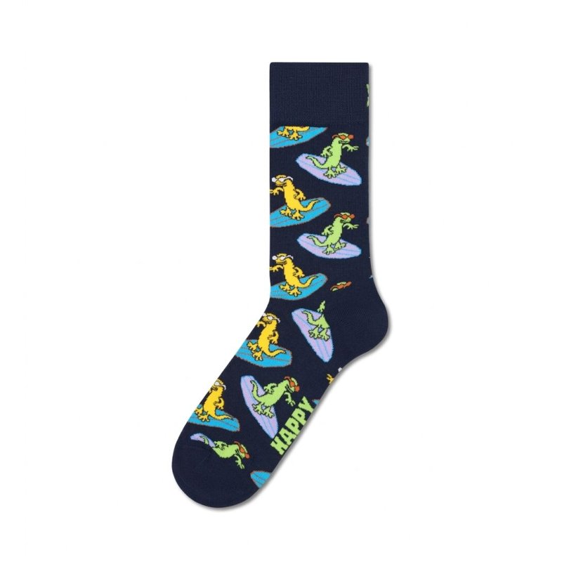 Paire de Chaussettes homme Ville Bleu marine/Vert/Jaune/Violet/Bleu Imprimé - Happy Socks