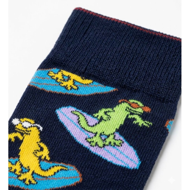 Paire de Chaussettes homme Ville Bleu marine/Vert/Jaune/Violet/Bleu Imprimé - Happy Socks