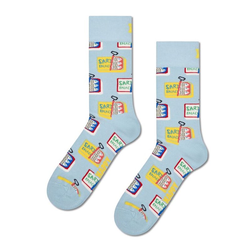 Paire de Chaussettes homme Ville Bleu ciel/Jaune/Rose Imprimé - Happy Socks