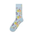 Paire de Chaussettes homme Ville Bleu ciel/Jaune/Rose Imprimé - Happy Socks