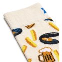 Paire de Chaussettes homme Ville Beige/Jaune/Bleu Imprimé - Happy Socks