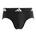 Lot de 2 Slips homme Coton Noir Uni - Adidas