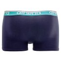 Lot de 3 Boxers homme Coton bio Bleu Marine/Vert/Turquoise - Athena