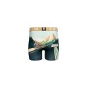 Boxer homme Polyester Vert/Bleu/Blanc/Jaune/Beige/Rouge Imprimé - Pull In