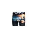 Boxer homme Polyester Noir/Jaune/Bleu/Blanc Imprimé - Pull In
