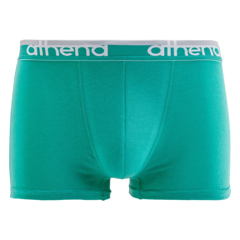 Lot de 3 Boxers homme Coton bio Bleu Marine/Vert/Turquoise - Athena