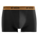 Lot de 3 Boxers homme Coton Noir/Camel/Kaki/Bleu Pétrole - Athena