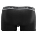 Lot de 3 Boxers homme Coton Noir/Camel/Kaki/Bleu Pétrole - Athena