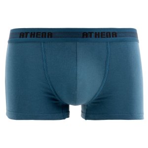 Lot de 3 Boxers homme Coton Camel/Kaki/Bleu Pétrole - Athena