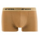 Lot de 3 Boxers homme Coton Camel/Kaki/Bleu Pétrole - Athena