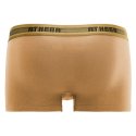 Lot de 3 Boxers homme Coton Camel/Kaki/Bleu Pétrole - Athena