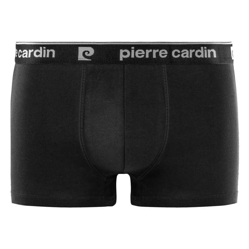 Lot de 4 Boxers homme Coton Noir/Gris Imprimé - Pierre Cardin - Photo 4