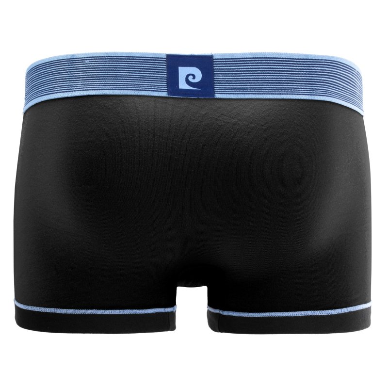 Lot de 4 Boxers homme Modal / Viscose Noir/Bleu/Rouge Uni - Pierrecardin