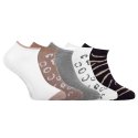 Lot de 5 Paires de Chaussettes femme Socquettes ModeNoir/Beige/Blanc/Gris Uni - Pierrecardin
