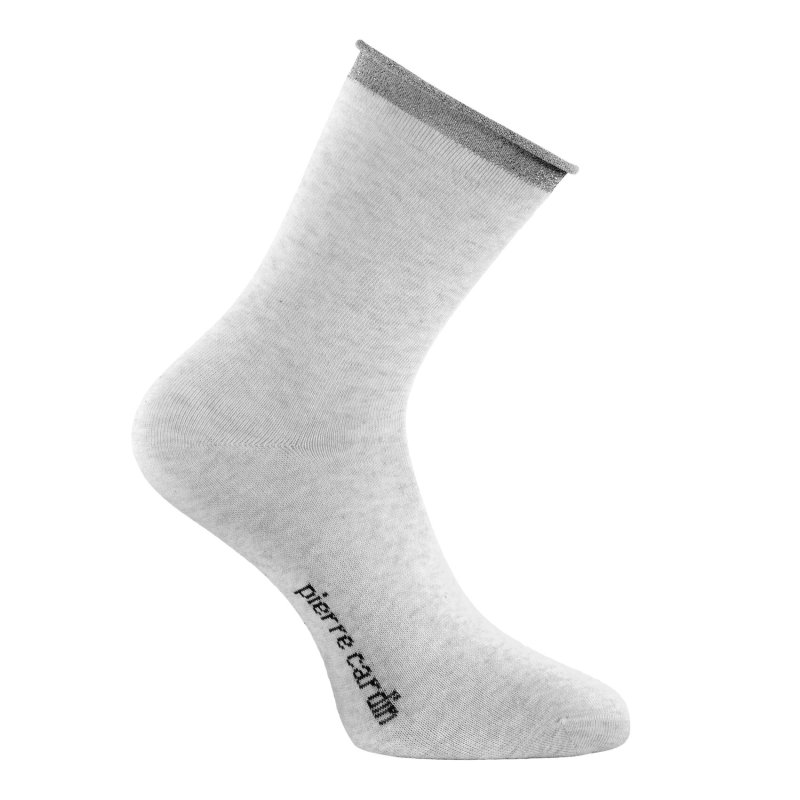 Lot de 6 Paires de Chaussettes femme Ville ModeGris/Kaki/Beige/Rose clair/Rose/Bleu Uni - Pierrecardin