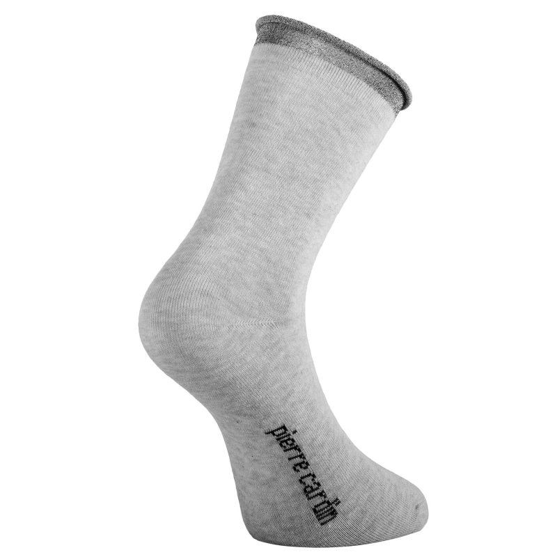 Lot de 6 Paires de Chaussettes femme Ville ModeGris/Kaki/Beige/Rose clair/Rose/Bleu Uni - Pierrecardin