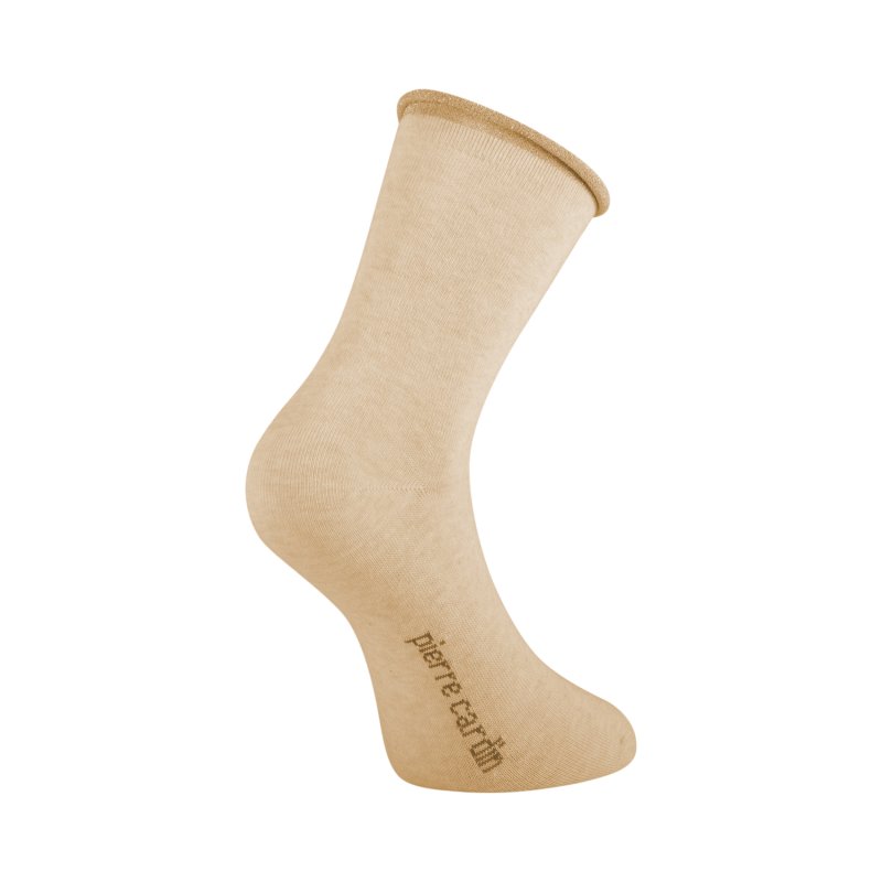 Lot de 6 Paires de Chaussettes femme Ville ModeGris/Kaki/Beige/Rose clair/Rose/Bleu Uni - Pierrecardin