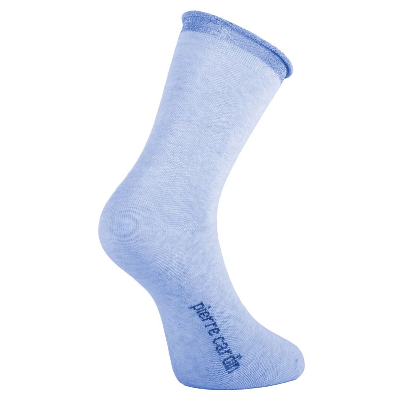 Lot de 6 Paires de Chaussettes femme Ville ModeGris/Kaki/Beige/Rose clair/Rose/Bleu Uni - Pierrecardin