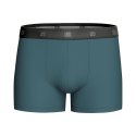 Lot de 3 Boxers homme Coton Bleu pétrole/Gris chiné/Noir - Impetus