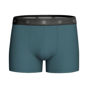 Lot de 3 Boxers homme Coton Bleu pétrole/Gris chiné/Noir - Impetus