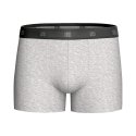 Lot de 3 Boxers homme Coton Bleu pétrole/Gris chiné/Noir - Impetus