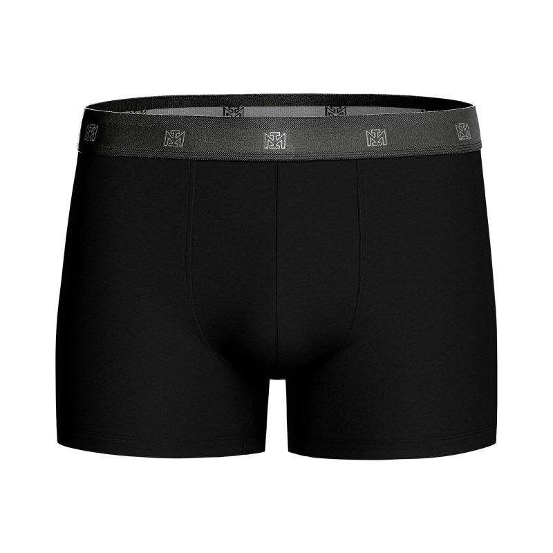 Lot de 3 Boxers homme Coton Bleu pétrole/Gris chiné/Noir - Impetus