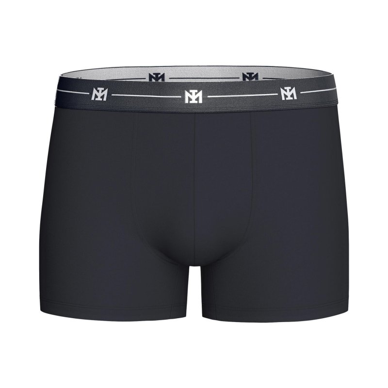Lot de 3 Boxers homme Coton Gris foncé/Bleu marine foncé/Noir - Impetus