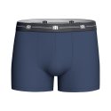 Lot de 3 Boxers homme Coton Noir/Gris chiné/Bleu foncé - Impetus