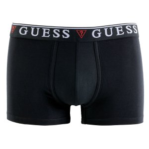 Lot de 3 Boxers homme Coton Blanc/Gris clair/Noir Uni - Guess