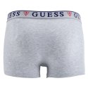 Lot de 3 Boxers homme Coton Blanc/Gris clair/Noir Uni - Guess