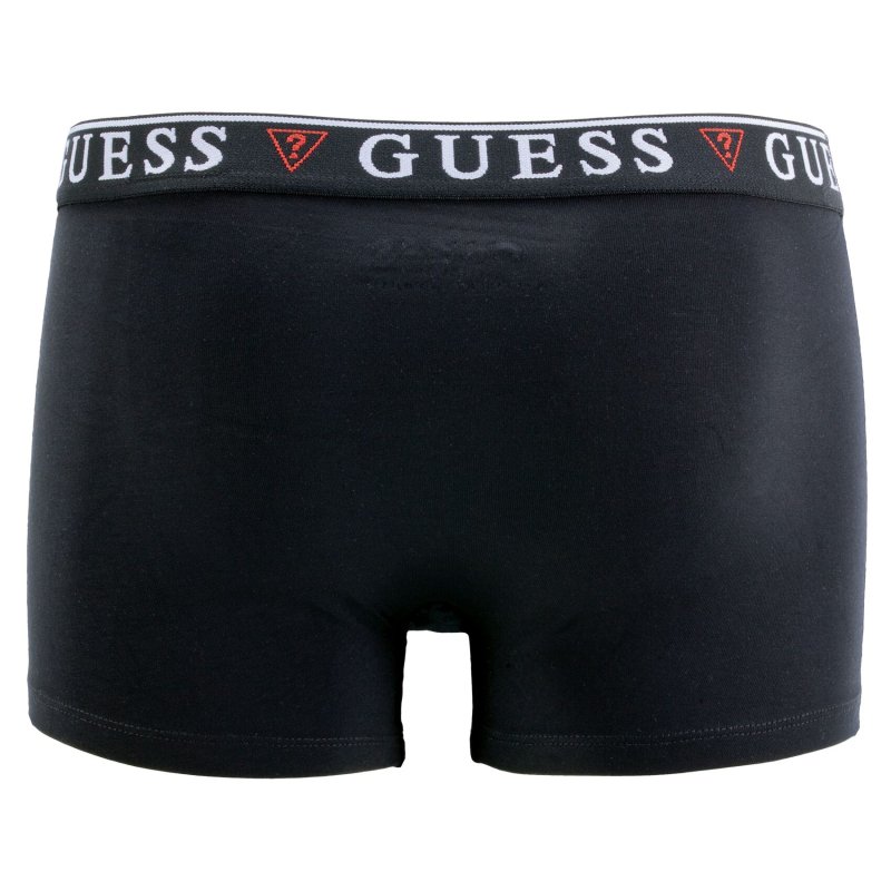 Lot de 3 Boxers homme Coton Bleu/Noir/Rouge Uni - Guess