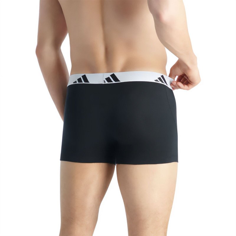 Lot de 3 Boxers homme Coton Noir/Blanc - Adidas