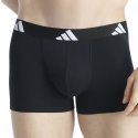 Lot de 3 Boxers homme Coton Noir/Blanc/Bleu Foncé - Adidas