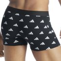 Lot de 3 Boxers homme Coton Noir/Blanc/Bleu Foncé - Adidas