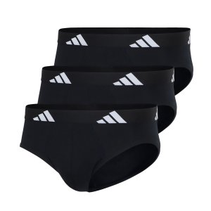 Lot de 3 Slips homme Coton Noir - Adidas