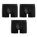 Lot de 3 Boxers Premium Homme Coton Noir Unis- Levis