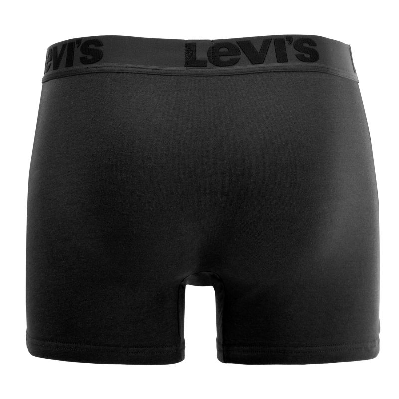 Lot de 3 Boxers Premium Homme Coton Noir Unis- Levis