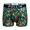 Boxer homme Polyester Noir/Vert/Jaune/Rouge/Bleu/Orange Imprimé - Pull In