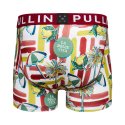 Boxer homme Polyester Blanc/Rouge/Vert/Jaune/Bleu Imprimé - Pull In