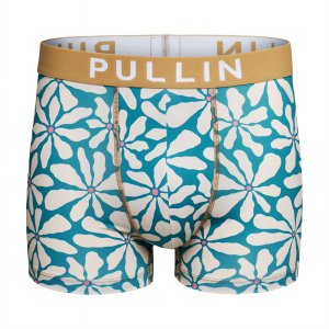 Boxer homme Polyester Orange/Blanc/Bleu/Rose Imprimé - Pull In