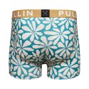 Boxer homme Polyester Orange/Blanc/Bleu/Rose Imprimé - Pull In