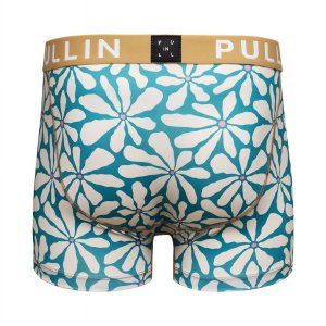Boxer homme Polyester Orange/Blanc/Bleu/Rose Imprimé - Pull In