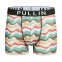 Boxer homme Polyester Blanc/Rose/Jaune/Vert/Bleu Imprimé - Pull In