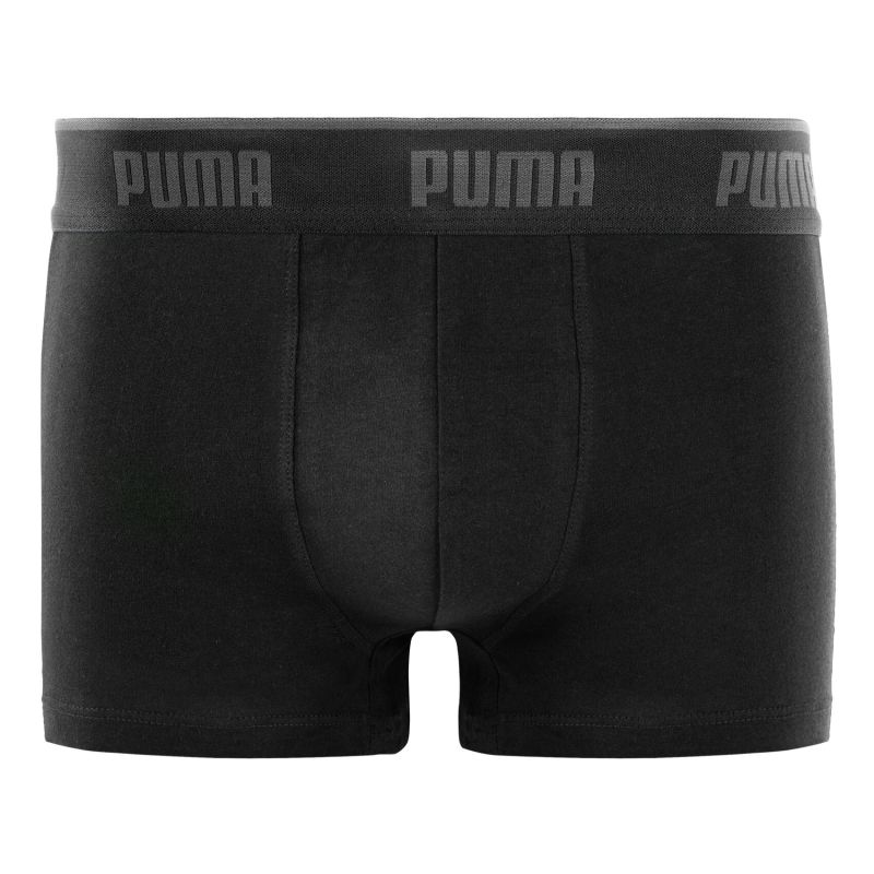 Lot de 3 Boxers homme Coton Gris/Noir Everyday Basics - Puma