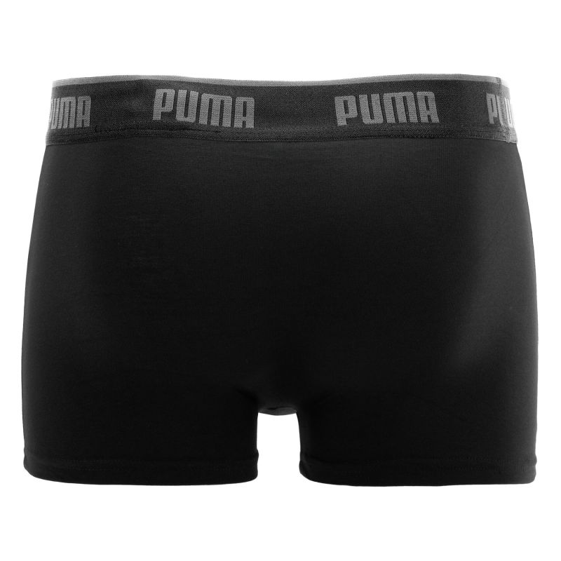 Lot de 3 Boxers homme Coton Gris/Noir Everyday Basics - Puma