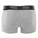 Lot de 3 Boxers homme Coton Gris/Noir Everyday Basics - Puma