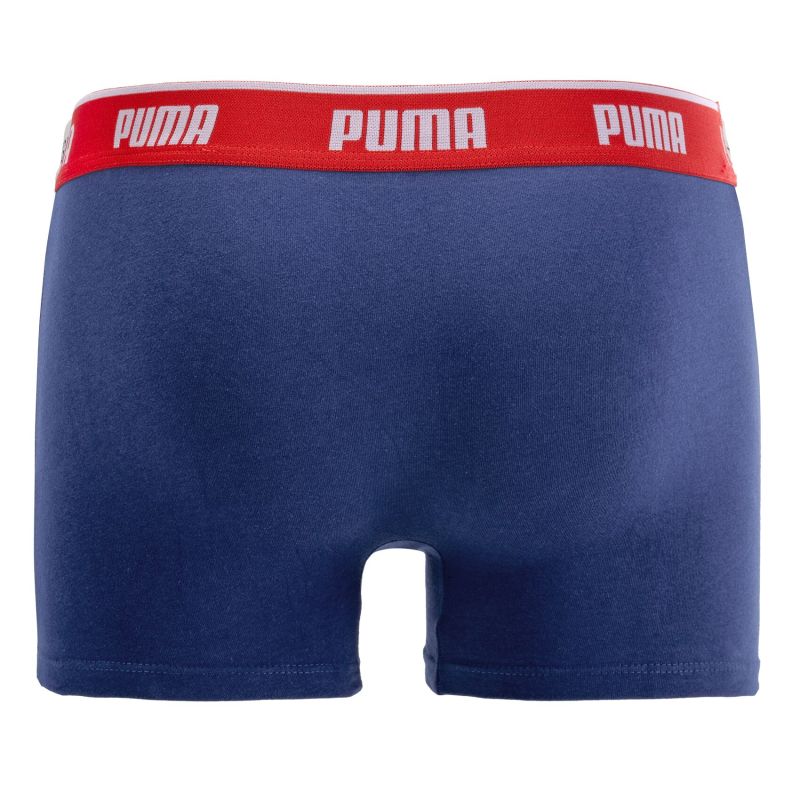 Lot de 3 Boxers homme Coton Bleu Marine/Gris/Rouge Everyday Basics - Puma
