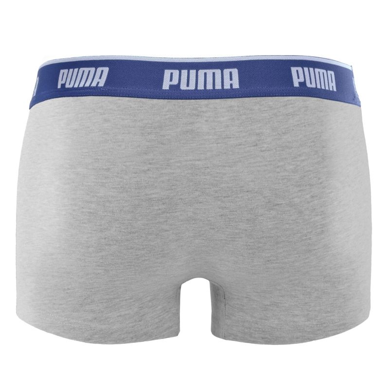 Lot de 3 Boxers homme Coton Bleu Marine/Gris/Rouge Everyday Basics - Puma